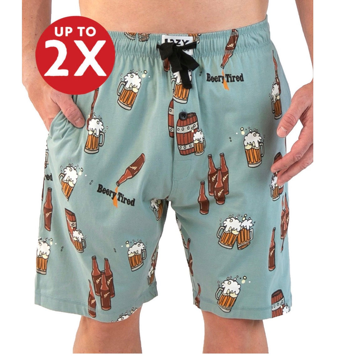 Beery Tired PJ Shorts