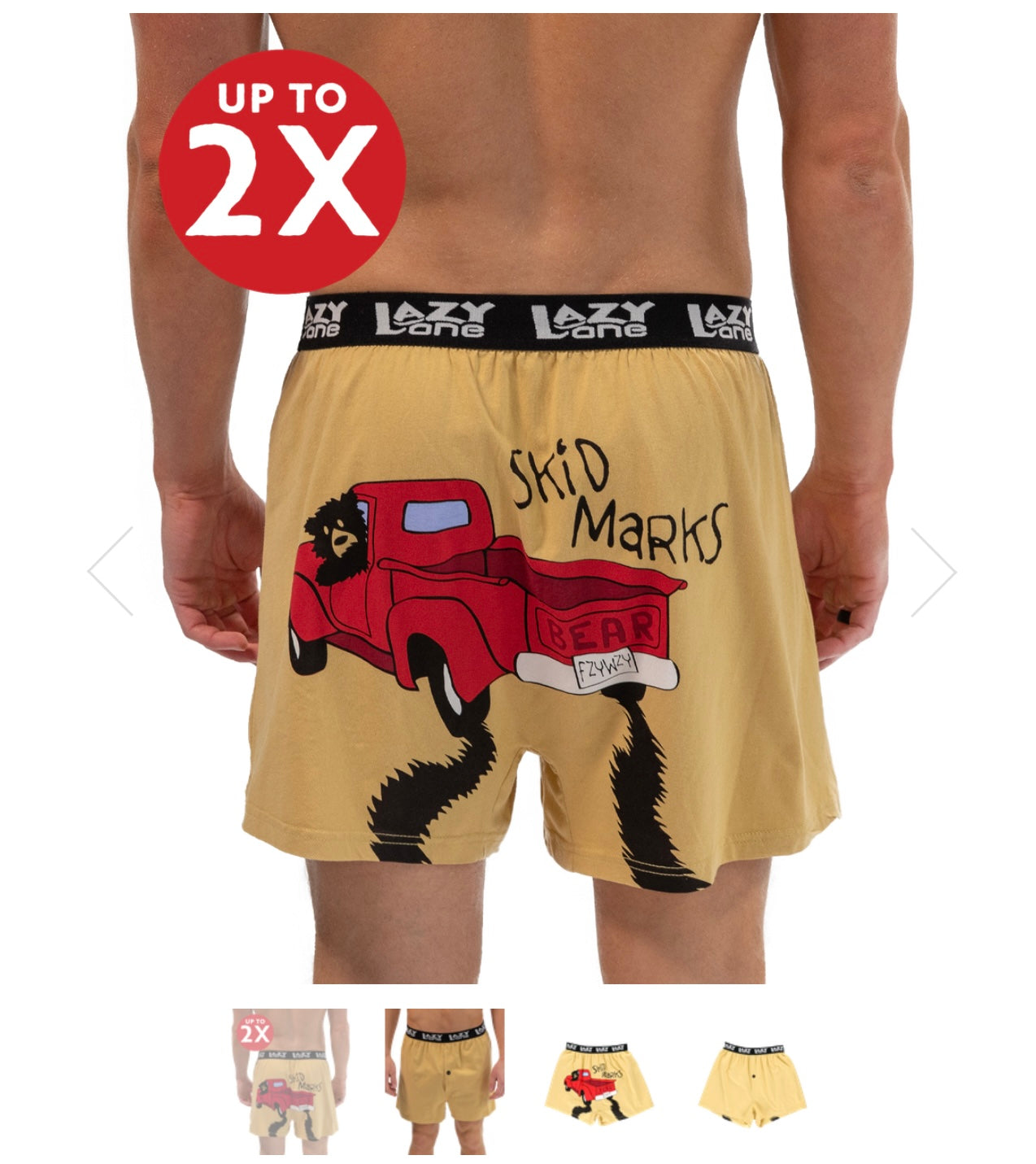 Funny Saying Boxers (Skid Marks)