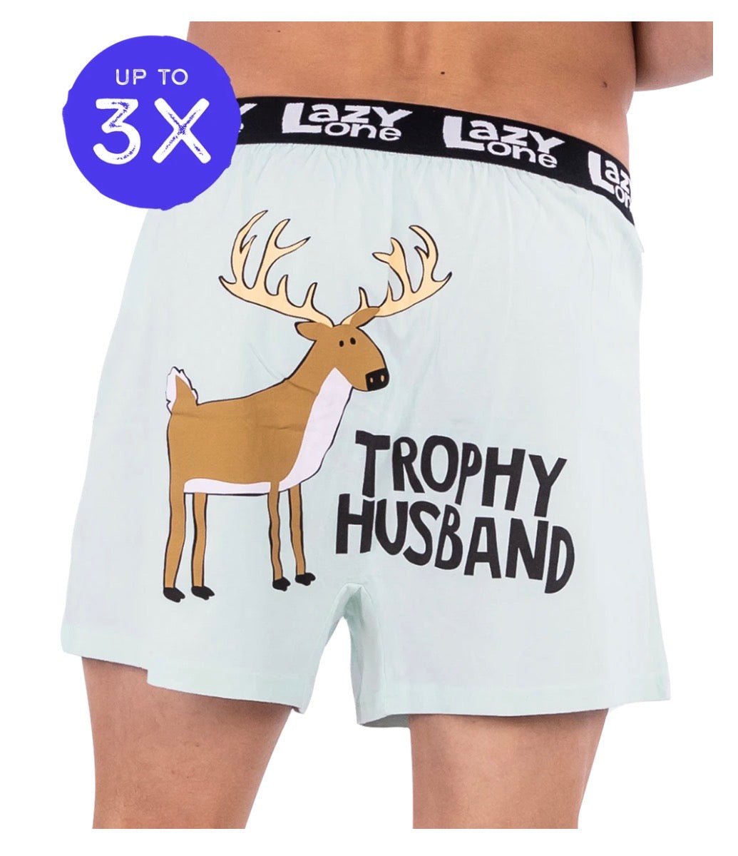Trophy Husband Men's Funny Boxer