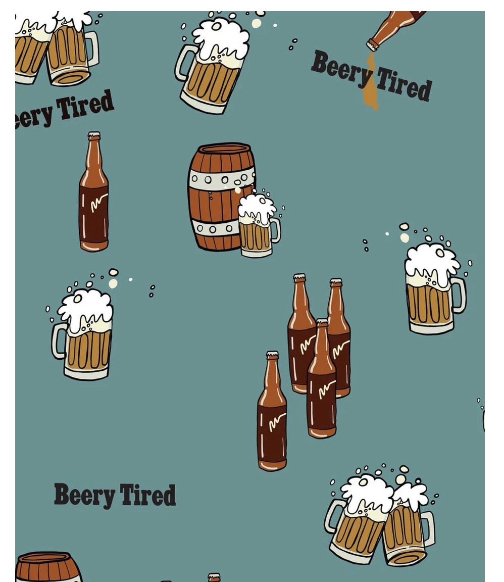 Beery Tired PJ Shorts