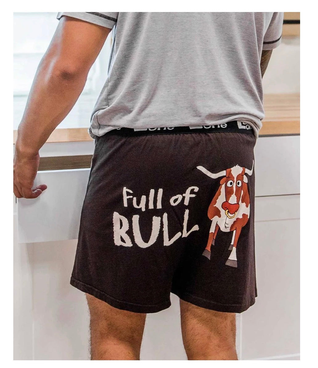 Full of Bull Men's Funny Boxer