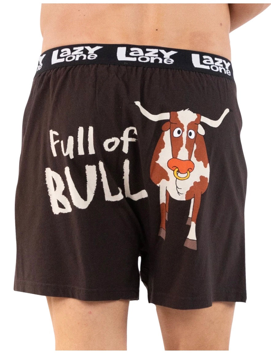 Full of Bull Men's Funny Boxer