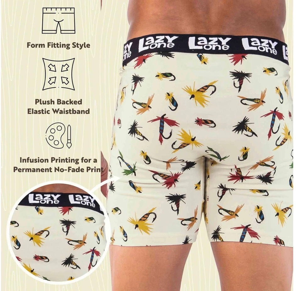 Fly Fishing Men's Boxer Briefs