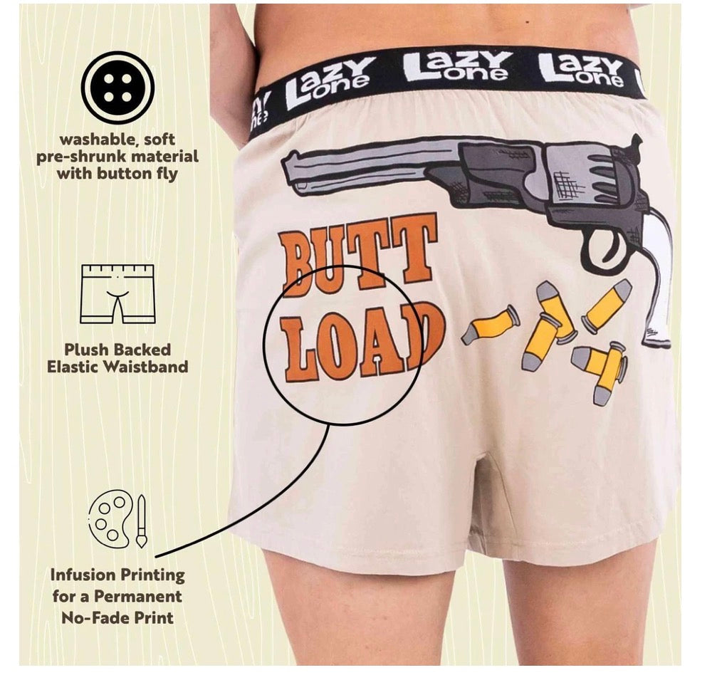 Butt Load Men's Funny Boxer