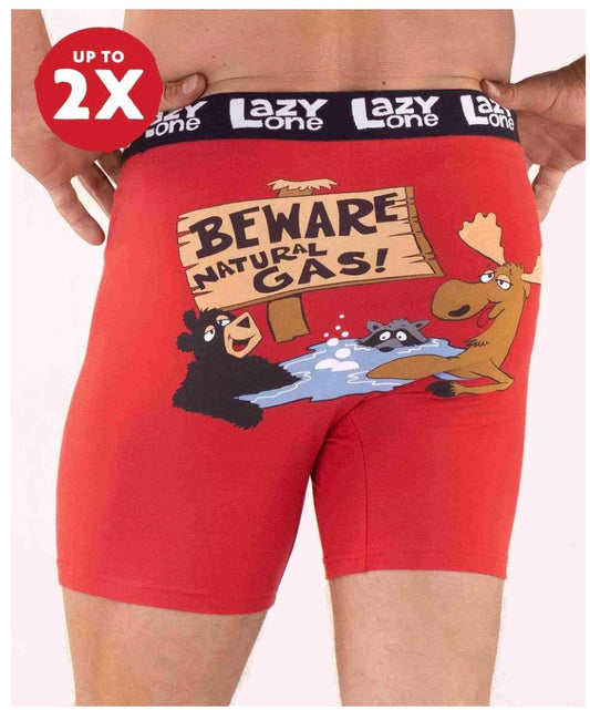 Beware of Natural Gas Men's Boxer Briefs