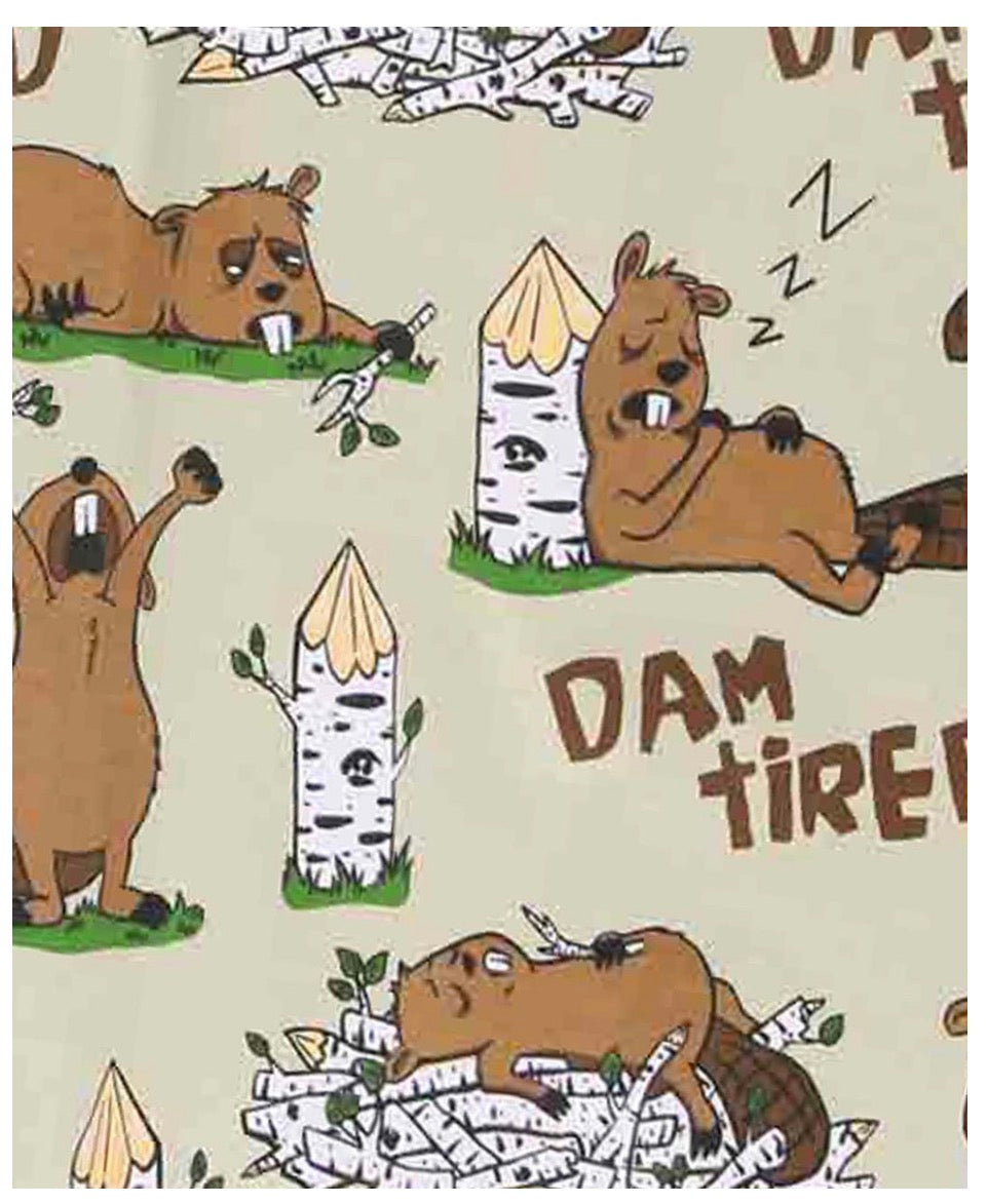 Dam Tired Beaver Men's PJ Pant