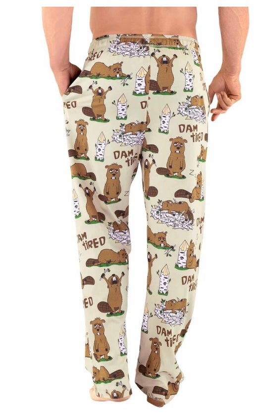 Dam Tired Beaver Men's PJ Pant