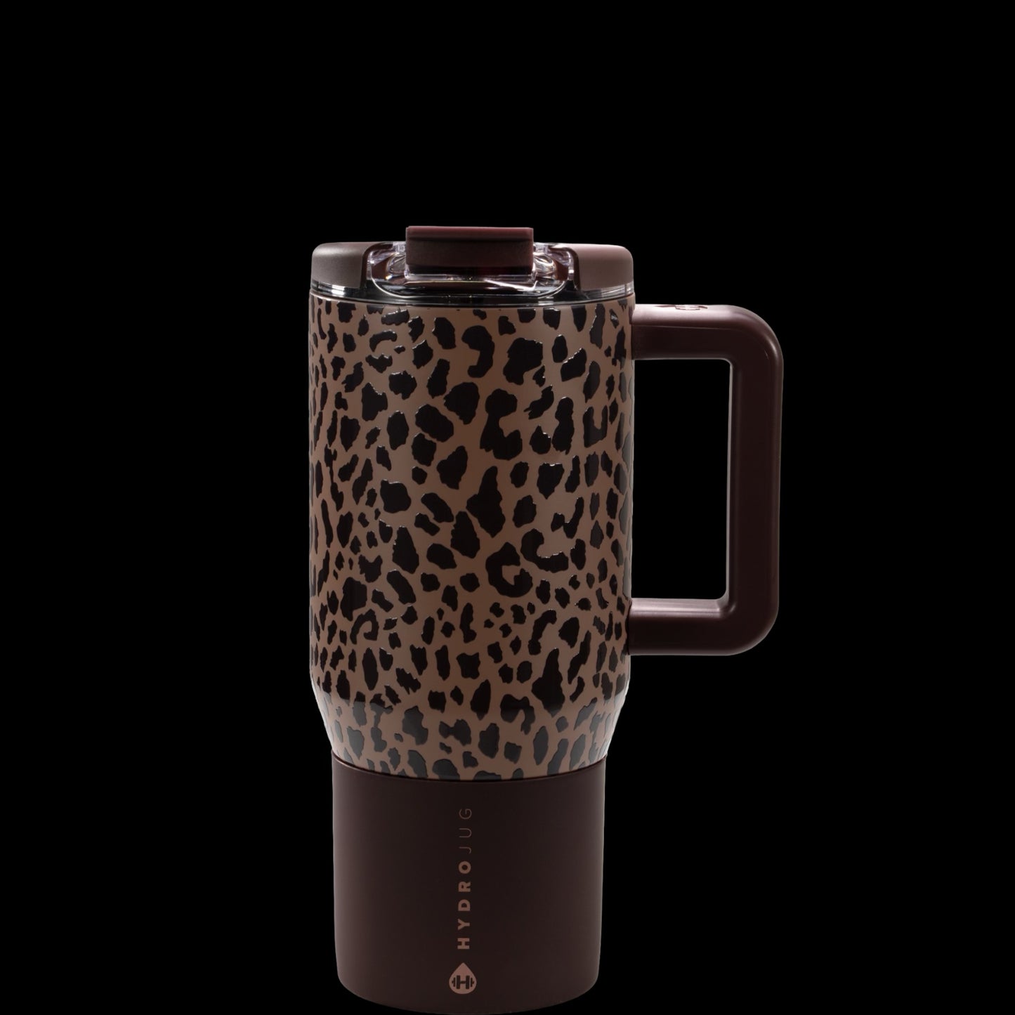 Brown Leopard Hydrojug 20oz Traveler Coffee Mug