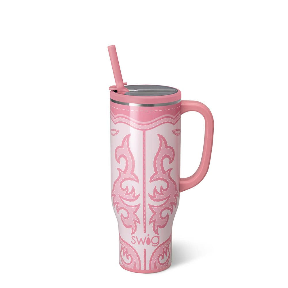 Swig Boot Scootin Pink Mega Mug 30oz