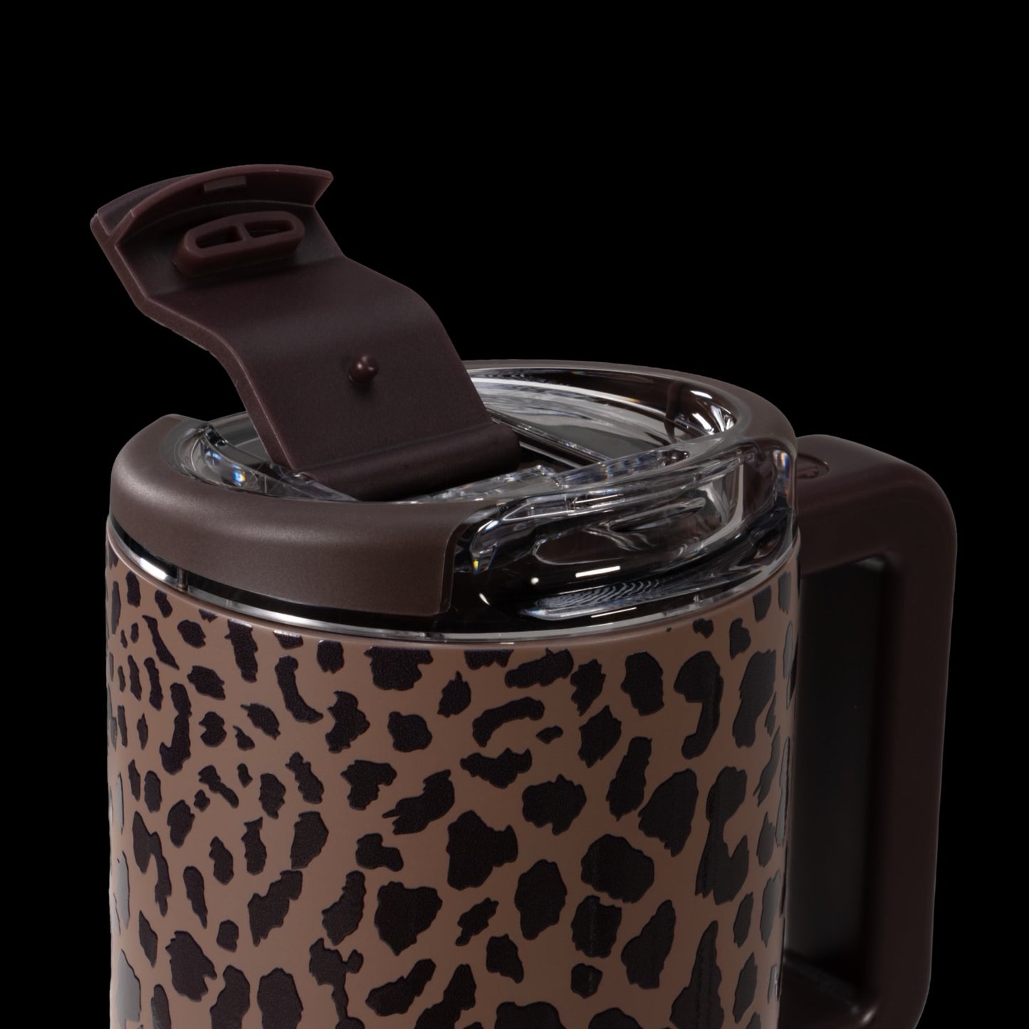 Brown Leopard Hydrojug 20oz Traveler Coffee Mug