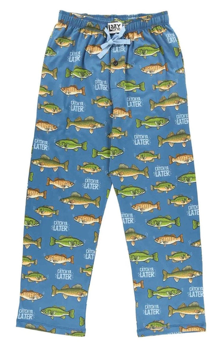 Catch Ya Later Men's Fish PJ Pant