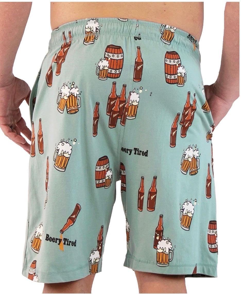 Beery Tired PJ Shorts