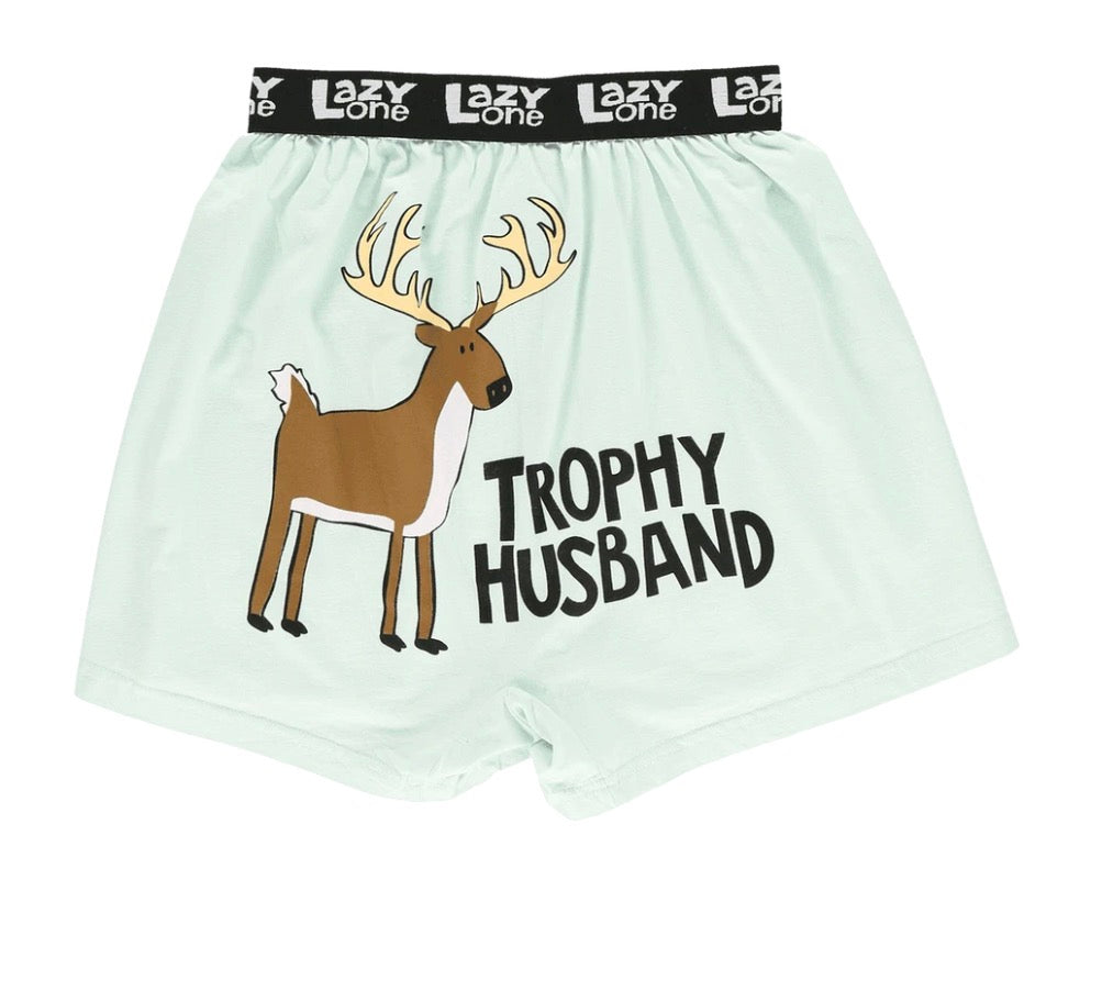 Trophy Husband Men's Funny Boxer