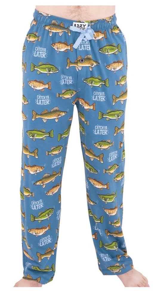 Catch Ya Later Men's Fish PJ Pant