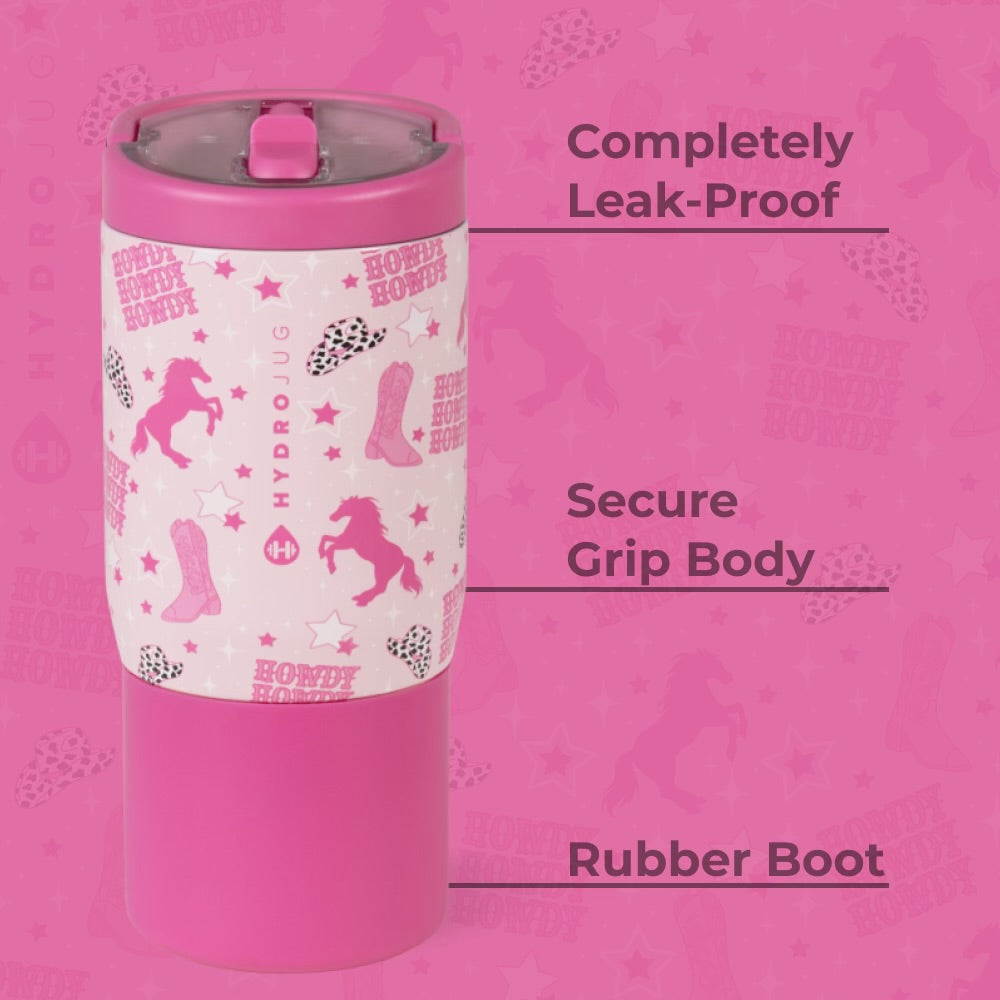 Cowgirl Hydrojug 14oz Sports Kids Water bottle