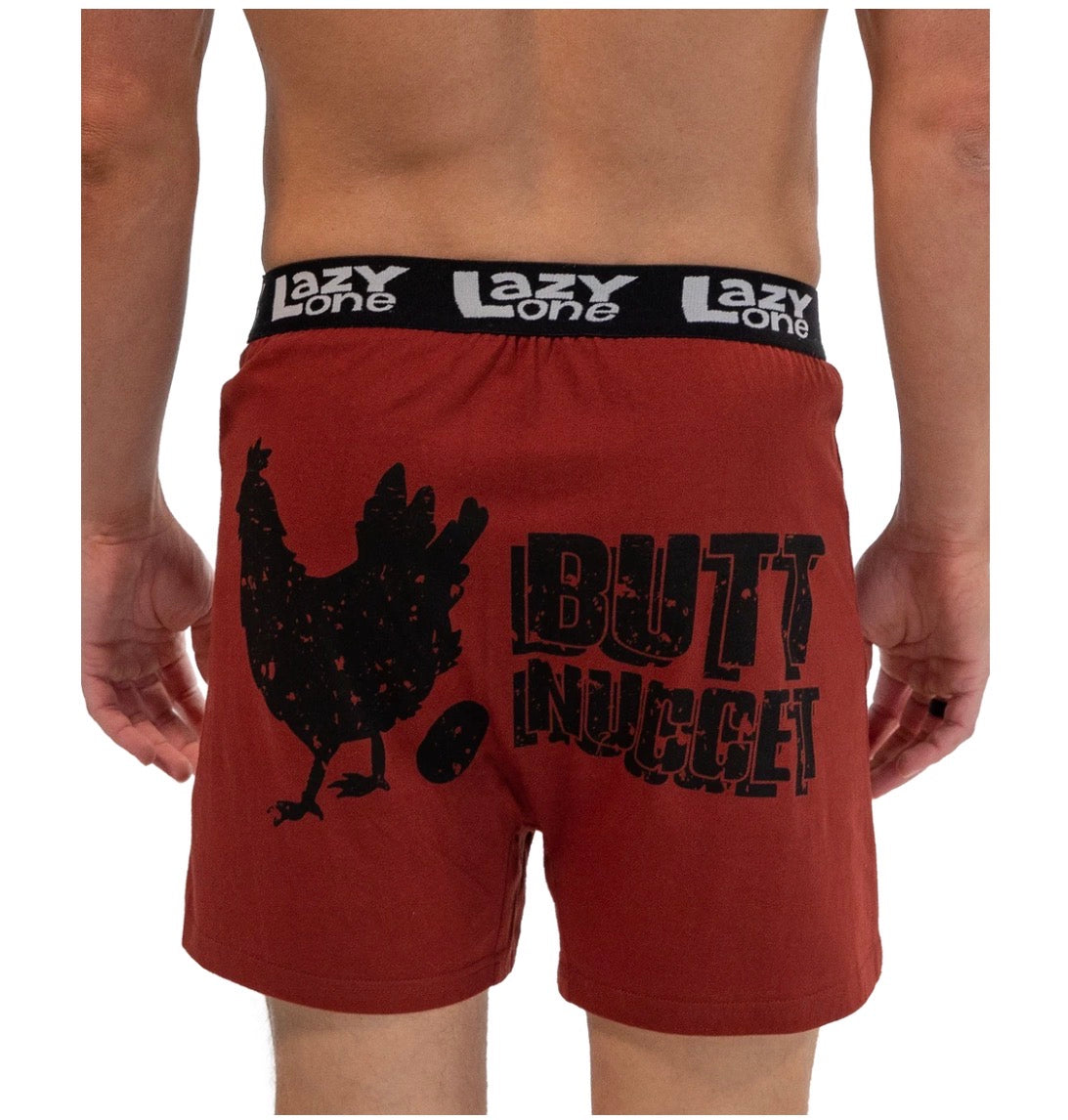 Butt Nugget Men's Rooster Funny Boxer