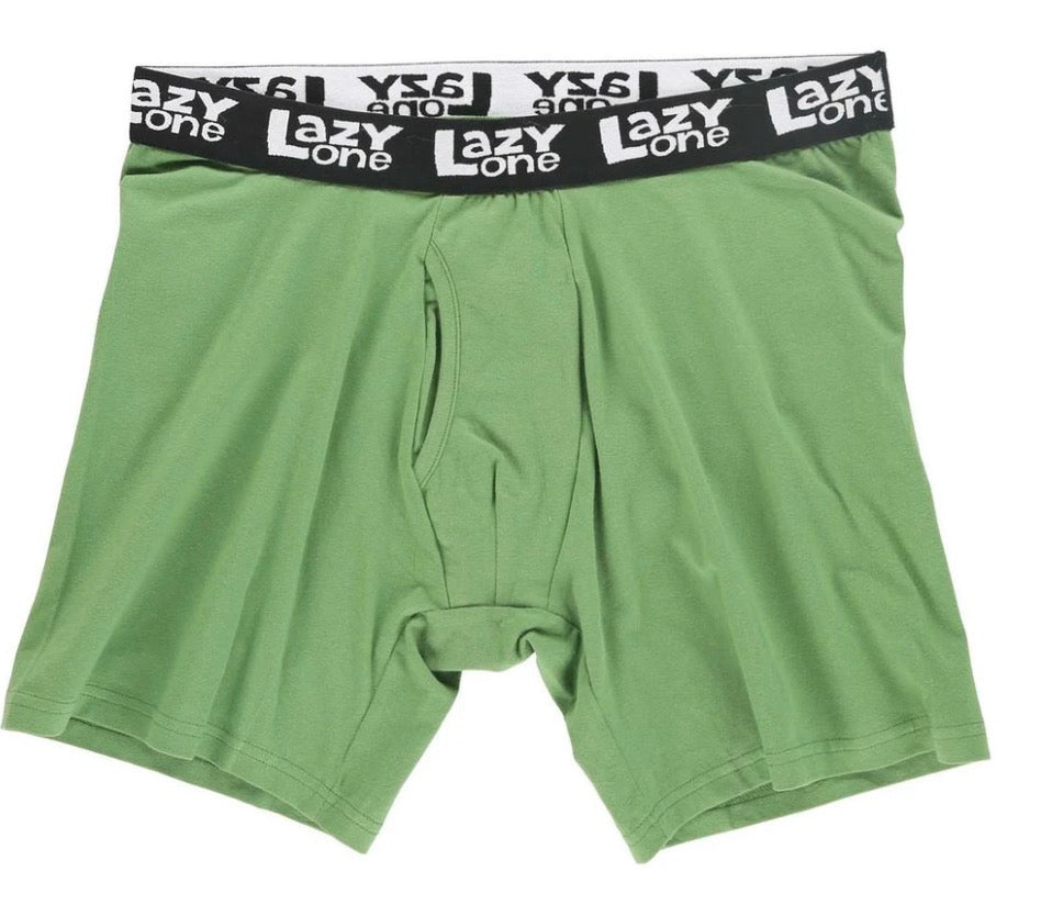 Man-ure Hot Green Men's Cow Boxer Briefs