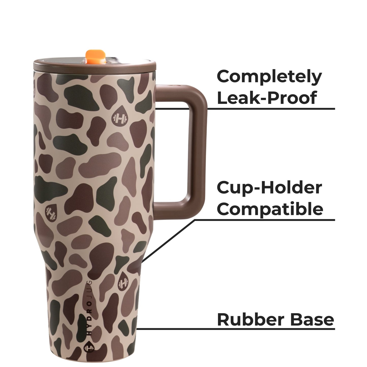 Duck Camo Hydrojug 32oz Traveler Tumbler