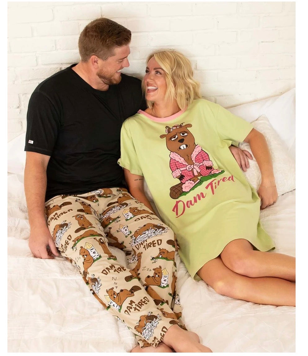 Dam Tired Beaver Men's PJ Pant