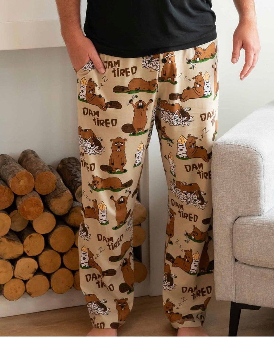 Dam Tired Beaver Men's PJ Pant