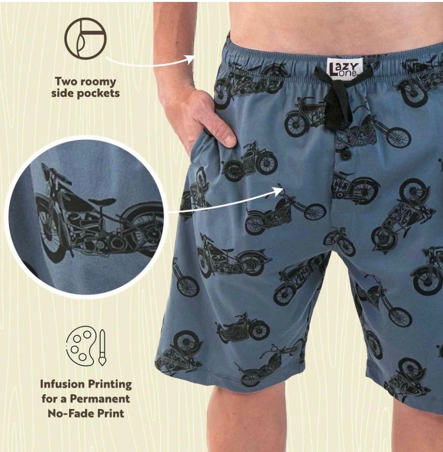 Motorcycle PJ Shorts