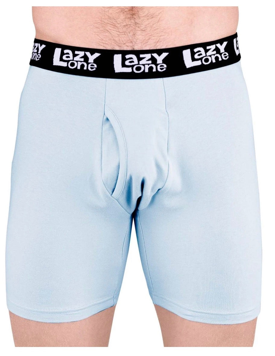 Don't Moose With Me Blue Men's Boxer Briefs