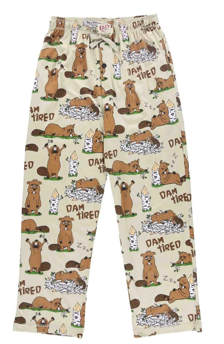 Dam Tired Beaver Men's PJ Pant