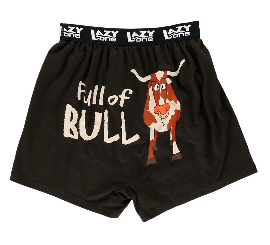Full of Bull Men's Funny Boxer