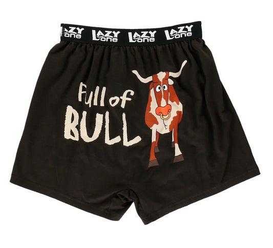 Full of Bull Men's Funny Boxer