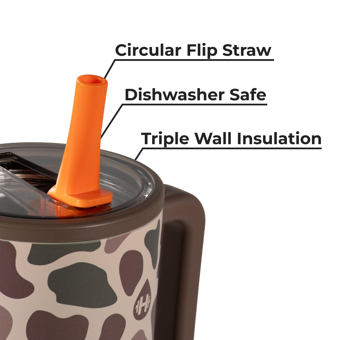 Duck Camo Hydrojug 32oz Traveler Tumbler