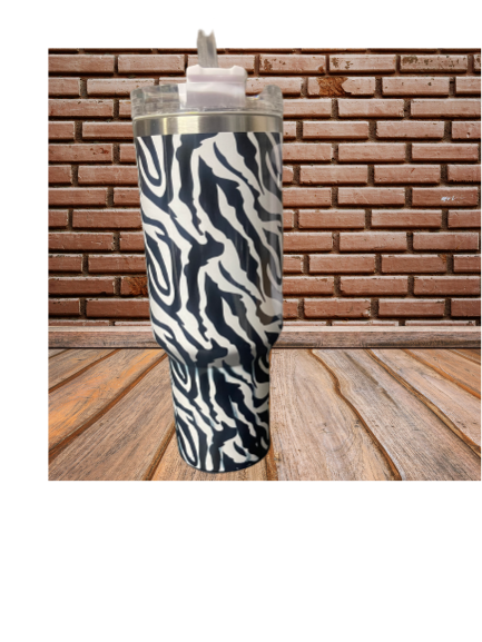 Zebra 40 oz Tumbler